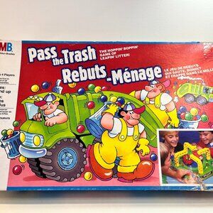 1987 Pass the Trash Game by Milton Bradley - Vintage Kids Toys